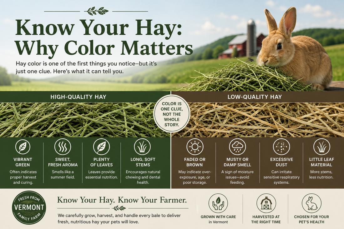 Know Your Hay: Why Color Matters