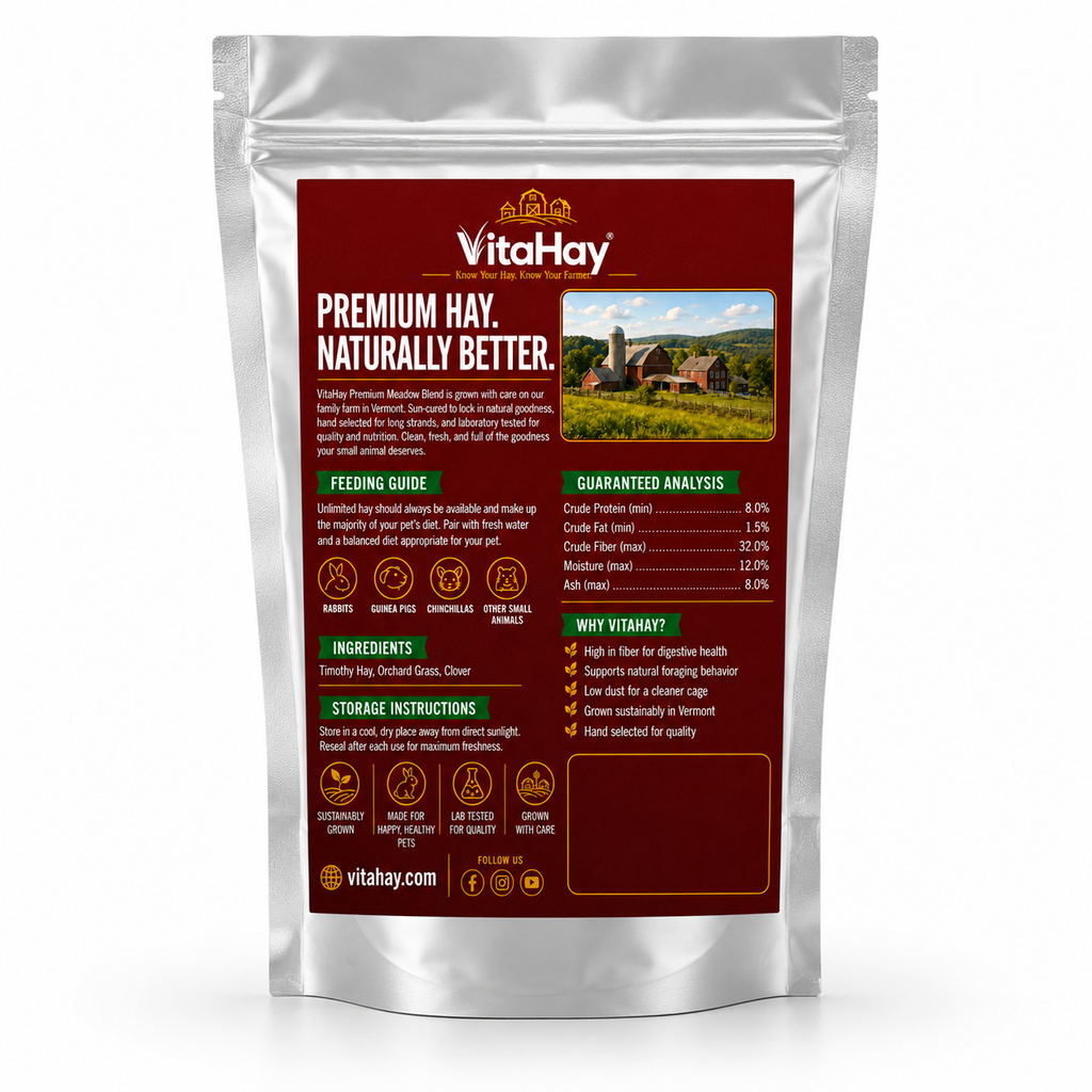 VitaHay Premium Meadow Hay 5 Pound